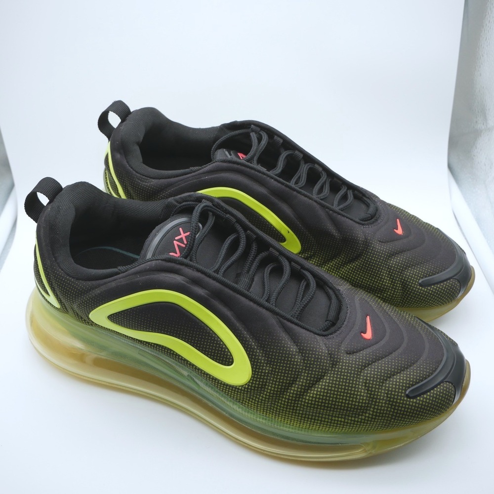 Nike Air Max 720 Black Volt Bright Crimson Mens AO2924-008 Running Shoes